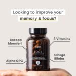 Form Edge - Natural Nootropic for Focus | Cognitive Supplement with Alpha GPC, Bacopa Monnieri, Ginkgo Biloba & B Vitamins | Supports Memory, Calmness & Mental Performance - Image 3