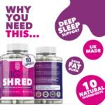 Night Shreds Sleep Support Fat Burner & Natural Weight Balance Supplement - Natural Night Time Supplement - Supports Relaxation, Restful Nights & Weight Loss, 60 Capsules, UK Made – Vegan Friendly - Image 5