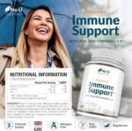 Immune Support - Vitamin C 1200mg and Zinc 40mg & Vitamin D3 1000IU - 180 Vegetarian Capsules - 3 Month Supply - Made in The UK - Nu U Nutrition - Image 3