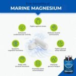 Marine Magnesium and Vitamin B6 | Fights Fatigue | 150 mg/day | 120 Plant-based Capsules | French Expertise - Image 3