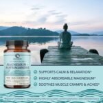 Magnesium Ashwagandha | Stress Relief & Rest for Adults | Relax, Reset, Support Calm Mood & Muscle Health with Magnesium Citrate & Oxide 400 mg + Ashwagandha 500 mg | Calming Supplements | 120 Ct - Image 3