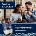 Magnesium Glycinate 400mg | Chelated Bisglycinate for Muscle Relaxation, Bones, Heart, Nerve, Sleep & Calm Support for Women & Men | High Absorption Magnesium Chelate Supplement | 120 Capsules - Image 4