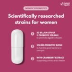 Hybrid Health Probiotics for Women | 120 Vegan Capsules | 50 Billion CFU Womens Probiotics for Gut Health | 11 Probiotic Researched Strains with Prebiotics & Cranberry Extract | Vegan Non-GMO - Image 5