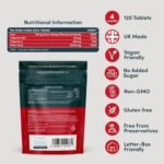 Iron Tablets High Strength - Energy Tablets with Vitamin C, B12 & Folic Acid - 120 Vegan Iron Supplements for Women and Men - 14mg - Enhanced Energy Support & Increased Absorption - UK Made - Image 4
