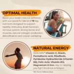 The Vegan Wellness Co. Multivitamin with Ginseng, 19 Nutrients for Energy + Immunity, 40 Effervescent Tablets - Orange and Passionfruit Flavour Immune Booster - Image 4