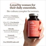 Intimate Flora for Women | 20 Billion CFU Fortified with 15,000mg Cranberry, Fenugreek & Chlorella | Bio Cultures for Women's Intimate Flora | 60 Capsules | Free Soul - Image 3