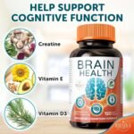 Brain Supplement - 120 Vegan Capsules - Dietary Nootropic May Help Memory, Cognitive Function & Focus - Formulation with Amino Acids, Polyphenols & B Vitamins - for Women, Men & Seniors - by NextGenU - Image 3
