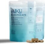 Aiku Sleep Supplement Capsules - for A Deep Relaxing Sleep with Ashwagandha, Lemon Balm, Reishi, Valerian Root & Passion Flower, 45-Day Supply - Image 4