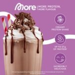 More Protein, Chocolate Drink, 600 g, 1.32 lbs, 20 Servings, Mix of whey Concentrate and Casein, Ideal for Building and maintaining Muscle, with lactase – Made in Germany - Image 3