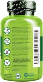 Women's Multivitamins (One a Day) | 30 Essential Vitamins, Minerals, Fruit & Veg Extracts | Bio-Available, Gluten-Free, Clean-Label, No Tablets | 120 Capsules (4 Month Supply) | NATURELO - Image 3
