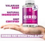 Night Shreds Sleep Support & Natural Weight Balance Supplement - Natural Night Time Supplement - Supports Relaxation, Restful Nights & Weight Loss, 60 Capsules, UK Made – Vegan Friendly - Image 4