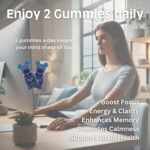NeuroX Brain Health Gummies – Focus, Memory & Concentration Support with Ashwagandha, DHA, Brahmi Extract, Zinc, Magnesium & More – 60 Gummies - Image 6
