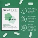 Prime Fifty Fighting Fatigue Supplement – 28 Day Supply – Energy Tablet with Vitamin B12, Magnesium & Iron for Over 50s – Co-Enzyme & C, D & B Vitamin Tablets for Tiredness & Fatigue - Image 4