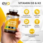 Vitamin D3 4000iu & Vitamin K2 100ug (MK7) |180 D K Vegetarian Tablets | 1-A-Day | 6 Month Supply | High Strength | Vitamin D K2 Supplement | Made in The UK | Cholecalciferol & Menaquinone - Image 4