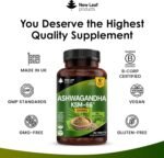 Ashwagandha KSM 66-365 (6 Months Supply) 1200mg Vegan Tablets Pure High Strength Root Extract - Ashwagandha KSM Tablets Supplement (not Capsules or Gummies) Non-GMO & UK Made (6 Months Supply) - Image 5