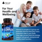 Vitamin B Complex - 365 Small Tablets (1 Year Supply) High Strength All 8 B Vitamins B1-B2-B3-B5-B6-B12, Biotin, Folic Acid and Vitamin C - Reduction of Tiredness, Energy & Immune Support - UK Made - Image 4