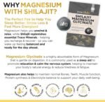 Magnesium Glycinate 1200mg + Shilajit Minerals for Sleep, Relaxation & Natural Energy, 2-in-1 High Strength Supplement - 90 Capsules Mineral Support Made in UK by Inner Vitality - Image 4