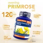 Zipvit Evening Primrose Oil 1000mg, 120 Softgel Capsules, Pure Cold Pressed Evening Primrose Oil, High in Omega 6 Gamma Linolenic Acid, Supports Women's Health - Image 3