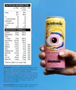 Neutonic Nootropic Productivity Energy Drink | Strawberry Lemonade 12 Cans | 120mg Natural Caffeine, Zero Sugar | Support Energy, Mental Performance, Cognitive Function | Support Focus, Brain Health - Image 3