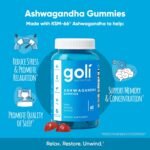 Goli Ashwagandha KSM-66 Gummies | Stress, Sleep & Mood Support | Mixed Berry | Vitamin D, Vegan, Plant Based, Non-GMO, Gluten Free, Gelatin Free | Relax. Restore. Unwind. | 60 Gummies - Image 4