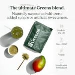 Free Soul Greens | 21 Advanced Greens, Superfoods, and Adaptogens Including KSM-66 Ashwagandha, Vegan & Gluten-Free, Advanced Natural Formula | UK Made | 30 Servings | Mango Flavour - Image 4