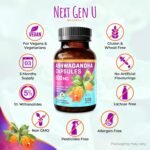 Ashwagandha - 500 mg Strength 120 Capsules - Dietary Health Supplement - for Men & Women - Helps Support Stress & Anxiety Relief, Restful Sleep & Focus - Ashwagandha Herb Root Extract - by NextGenU - Image 3