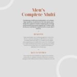 Tom Oliver Nutrition Men's Complete Multivitamin with CoQ10, B Complex, Vitamin A, Vitamin D3 +K2, Zinc & Magnesium, 60 Count - Image 4