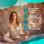 Ashwagandha High Strength Plus | 125 mg Root Extract with 10 mg Withanolides | 180 Vegan Tablets | 6-Month Supply | Supports Stress & Anxiety Relief, Better Sleep, and Energy Balance | by Nature Diet - Image 3