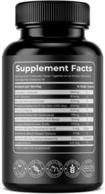 Deep Work Nootropic Natural Brain Supplement. Support Cognitive Function, Energy Levels, Focus & Memory. Citicoline, Ginseng, Bacopa, Ginkgo, L-Tyrosine, Rhodiola Rosea, Vitamin B12, B5, Lion’s Mane. - Image 3