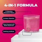 Tonic Health Daily Immunity Tablets - 4-in-1 Effervescent Multivitamins, Minerals & Phytonutrients - Vitamin D, Vitamin C and Zinc - Vegan, No Sugar- Max Strength Tablets, Raspberry & Lemon, 20 Count - Image 3