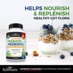 Probiotic and Prebiotic Capsules - Supports Digestive Health & Bloating Relief for Women & Men - Pre and Probiotics for Gut Health Supplements with Whole Food Enzymes - Non-GMO, Gluten Free - 30 Ct. - Image 3