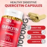 Pure Quercetin Supplement 1000mg- Organic Quercetin Bromelain Capsules for Immune Health, Respiratory Support, & Overall Wellness- Non GMO Antioxidant Supplement- 6 Month Supply - Image 3
