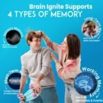 Brain Ignite Advanced Nootropic Formula Brain Supplement Capsules for Focus & Memory Support, Mental Clarity & Concentration, Cognitive Enhancement & Brain Health, Non-GMO, Gluten-Free, 60 Capsules - Image 4