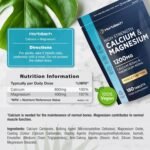 Calcium and Magnesium Tablets 1200mg | High Strength Calcium & Magnesium Complex | 180 Vegan Tablets | by Horbaach - Image 4