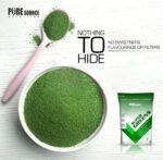 Pure Source Nutrition Vegan Super Greens Powder 18 Superfoods Supergreens Blend with Green Tea, Maca, Inulin, Wheat Grass, Alfalfa, Barley Grass, Moringa, Spirulina, Hemp Seed Powder (1kg / 1000g) - Image 4
