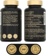 Panax Ginseng Capsules High Strength - 6000mg Korean Red Ginseng & Ginkgo Biloba for Natural Energy & Focus - Vegan & UK Made - 60 Tablets One-a-Day - Premium Ginseng Root Supplements for Men & Women - Image 4