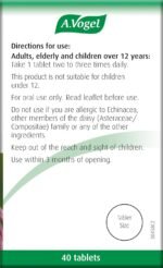 A.Vogel Echinaforce Forte Cold & Flu Tablets | High Strength 1200mg | Our Highest Strength Echinacea Tablet | Relieve Symptoms of Cold & Flu | 40 Tablets - Image 4