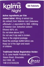Kalms Night, 56 Tablets - Traditional Herbal Medicinal Product Used for The Temporary Relief of Sleep Disturbances - Image 3