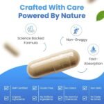 Natural Sleep Aid - Sleep Supplement with Valerian Root, L-Theanine & Magnesium for Sleep, Natural Source Melatonin Vegan Capsules, 1 Month Supply Sleeping Pills 856mg - Image 4