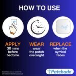 Natural Sleep Patches for Adults, UK-Made, Drug-Free Sleeping & Jet Lag Aid, Melatonin-Free, 9-Hour Restful Sleep Support, Vegetarian, Waterproof, Hypoallergenic, UK Made, 15 Nights’ Supply - Image 7