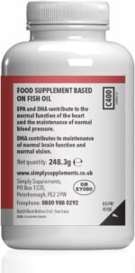 Pure Omega 3 1000mg Capsules | Supports Heart, Brain & Eye Health | Rich in Omega 3 Fatty Acids | 540mg of EPA and 360mg of DHA per Serving | 360 Capsules = 4 Months’ Supply | Made in The UK - Image 4