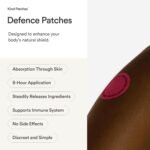 Kind Patches | Defence Patches | Immune System Support | Botanical Plant-Based Formula with Echinacea, Astragalu and Olive Leaf Extract, Vitamin C, D3 & Zinc | 30 Vegan Patches - Image 4