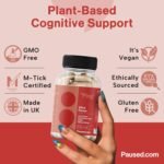 Paused Ultra Focus, Mind & Memory Supplement - 60 Capsules | 1 Month Supply Cognitive Enhancer with Lion's Mane & Iodine | Boosts Energy, Improves Mood & Mental Performance | Vegan & Gluten-Free | UK - Image 3