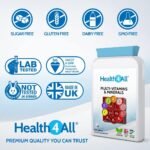 Health4All Multivitamins & Minerals One a Day 360 Easy to Swallow Tablets, 1 Year Supply, 100% RDA Daily Essential Nutrients for Men & Women, Supports Energy, Immunity & Overall Health | Made in UK - Image 3