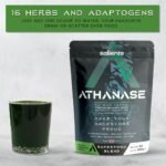 SALIENTS® ATHANASE® | Men's Super Greens Powder | Superfood Powder Blend | Includes Maca Root, Guarana, Ashwagandha, Lions Mane, Shilajit, Fenugreek & More | 250g & 50 Servings | UK - Image 3