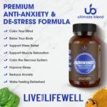 Ultimate Blend Relax Unwind with Magnesium & Ashwagandha, Natural Stress Relief Supplement | Calm and Relax from Tension, Sleeplessness - 60 Vegan Capsules - Image 3