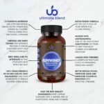 Ultimate Blend Relax Unwind with Magnesium & Ashwagandha, Natural Stress Relief Supplement | Calm and Relax from Tension, Sleeplessness - 60 Vegan Capsules - Image 5