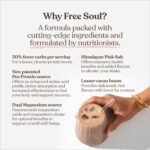 Free Soul Vegan Protein Powder | Formulated for Women | 600g | 20g Protein with Added Nutrients | Gluten & Soy Free Plant-Based Nutrition Shake | Pea & Hemp Isolate Protein | Chocolate Flavour - Image 4