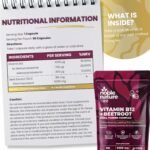 Beetroot & Vitamin B12 Complex – 9000mg Beetroot + 1000mcg Dual B12 (Methylcobalamin & Adenosylcobalamin) – Energy & Immune Support – 90 Capsules – UK Made (90) - Image 5