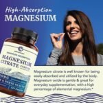 Magnesium Citrate Complex | 500 MG | High Absorption Magnesium Supplements for Calm, Relaxation, Regularity & Digestion Support with Elemental Magnesium | Gluten-Free, Soy-Free | 120 Capsules - Image 4